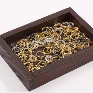 ห่วงโลหะ สําหรับทําเครื่องประดับ Diy 200-500 ชิ้น