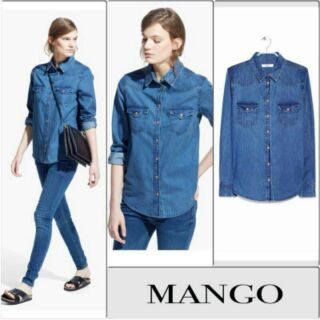 พร้อมส่ง

MANGO : Dark Denim Shirt เสื้อเชิ้ตสียีนส์สวย แขนยาว ผ้านิ่มมาก ไม่หนา ใส่สบายค่ะ งานแท้