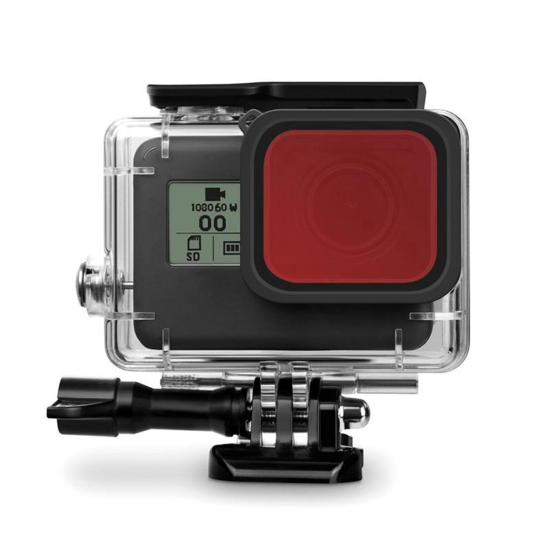 เคสกล้อง Gopro Hero7 6 5 กันน้ํา สีแดง