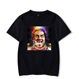 Alimoo 6 IX 9 ine rapper Unisex เสื้อยืดผ้าฝ้ายแขนสั้น Plus Size XXS 4 XL