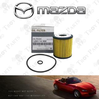 ไส้กรองน้ํามัน สําหรับ Mazda 3 Mazda 6 CX-7 CX7 Mazda 8 MPV 2.0 2.3 2.5 Ford Focus MK2 (L321-14-302)