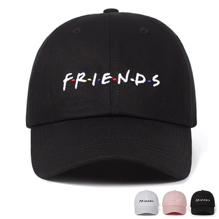 Friends หมวกเบสบอล ผ้าฝ้าย ไม่มีโครง แฟชั่นสําหรับผู้ชาย และผู้หญิง