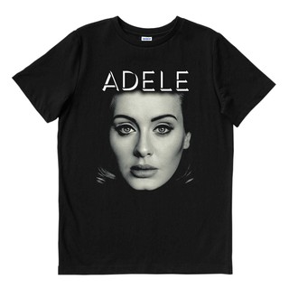 HOT SALINGเสื้อยืดผ้าฝ้ายAdele - หัวหน้า | เสื้อยืด พิมพ์ลายวงดนตรี | เพลงเมอร์ช | Unisex | วงดนตรี MERCH | เพลงเมอร์ช |