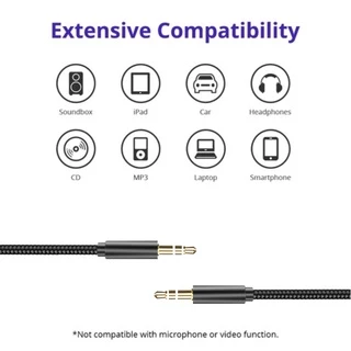 สาย 3.5mm to 3.5mm AUX AUDIO Cable รุ่น Caravan Crew Male to Male Stereo Professional HiFi Cable Auxiliary