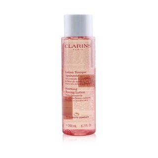 Clarins - โลชั่นโทนนิ่ง ผ่อนคลายด้วยดอกคาโมมายล์ และหญ้าฝรั่น