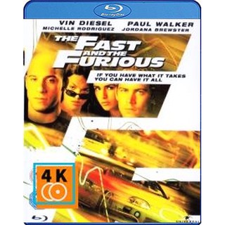 หนัง Blu-ray The Fast and the Furious 1 (2001) เร็วแรงทะลุนรก 1