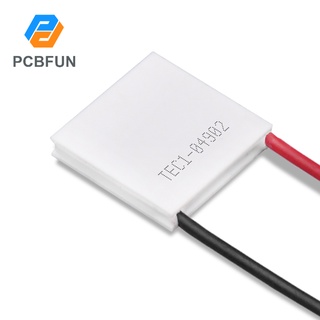 Pcbfun TEC1-04901 แผ่นทําความเย็นตู้เย็น พลังงานต่ํา 5v5w 20*20*4.9 มม. อุปกรณ์ทําความเย็น เทอร์โมอิเล็กทริก DIY