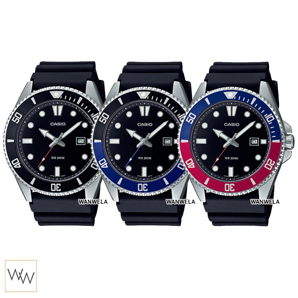 ของแท้ นาฬิกาข้อมือ ผู้ชาย Casio Duro รุ่น MDV-107
