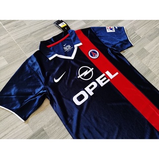 PARIS SAINT-GERMAIN (PSG) retro 2001/02  เสื้อเปแอสเช (ปารีส) ย้อนยุค 2001/02