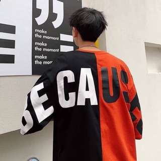 เสื้อยืดโอเวอร์ไซส์ ลาย CAUS