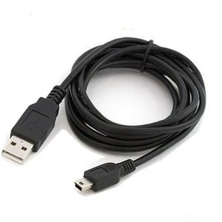 สาย USB2.0 TO mini usb 5Pin สายหนาทนทาน สีดำ ยาว3M