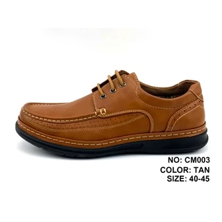 GS003 รองเท้าลำลองผู้ชาย ดีไซน์ผูกเชือก เย็บพื้นรองเท้า พร้อมส่ง