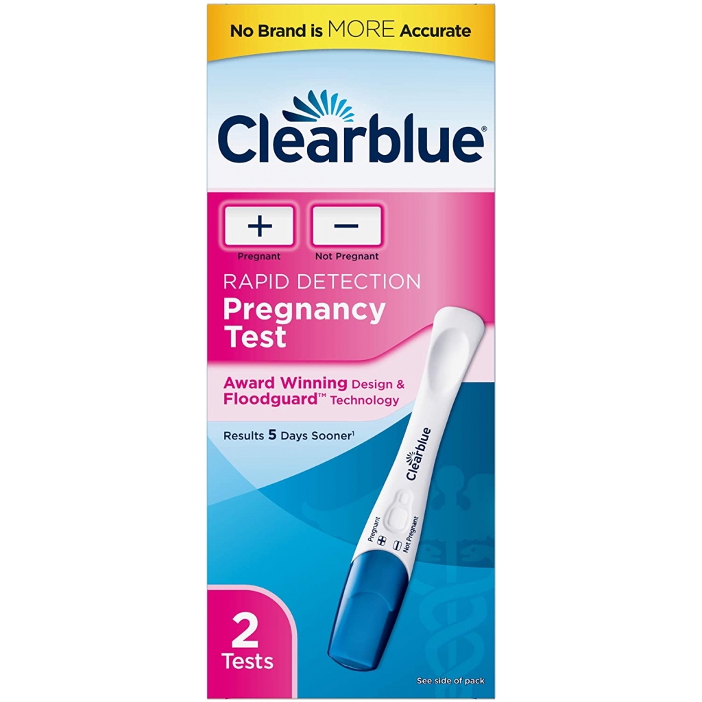 ชุดทดสอบการตั้งครรภ์แบบดิจิตอล รู้ผลไวก่อนรอบถึงประจำเดือน Clearblue Rapid Detection Pregnancy Test