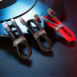 Baseus Cafule สายชาร์จ 3.0A USB to Type-C สายไนลอนถัก ทนทาน ชาร์จเร็ว Fast Charge สำหรับ โทรศัพท์มือถือ แอนดรอยด์