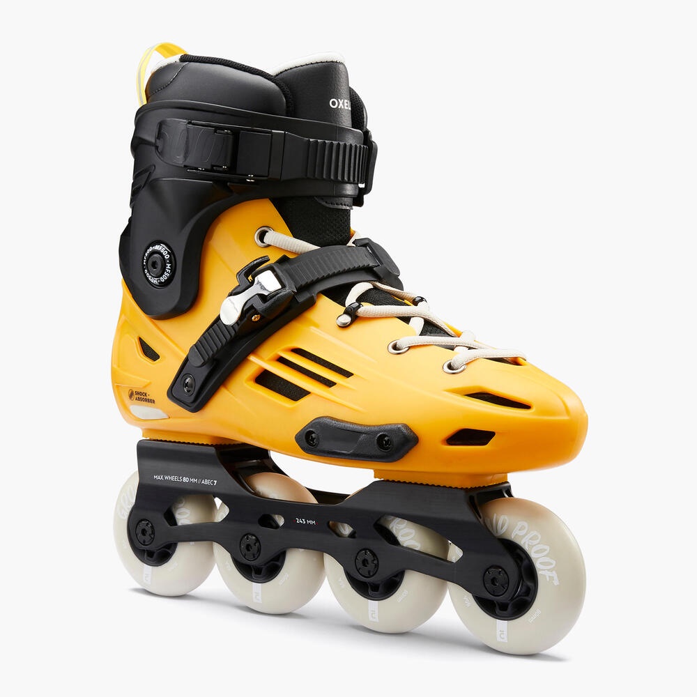 โรลเลอร์เบลด Roller Blade รองเท้าอินไลน์สเก็ตแบบฟรีไรด์ OXELO Adult Freeride Inline Skates MF500 - Y