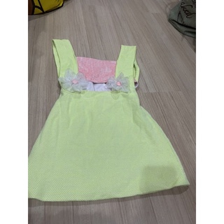 dress mof สีแมทกันลงตัว ผ้าทวิส sz.s ป้าย areeya