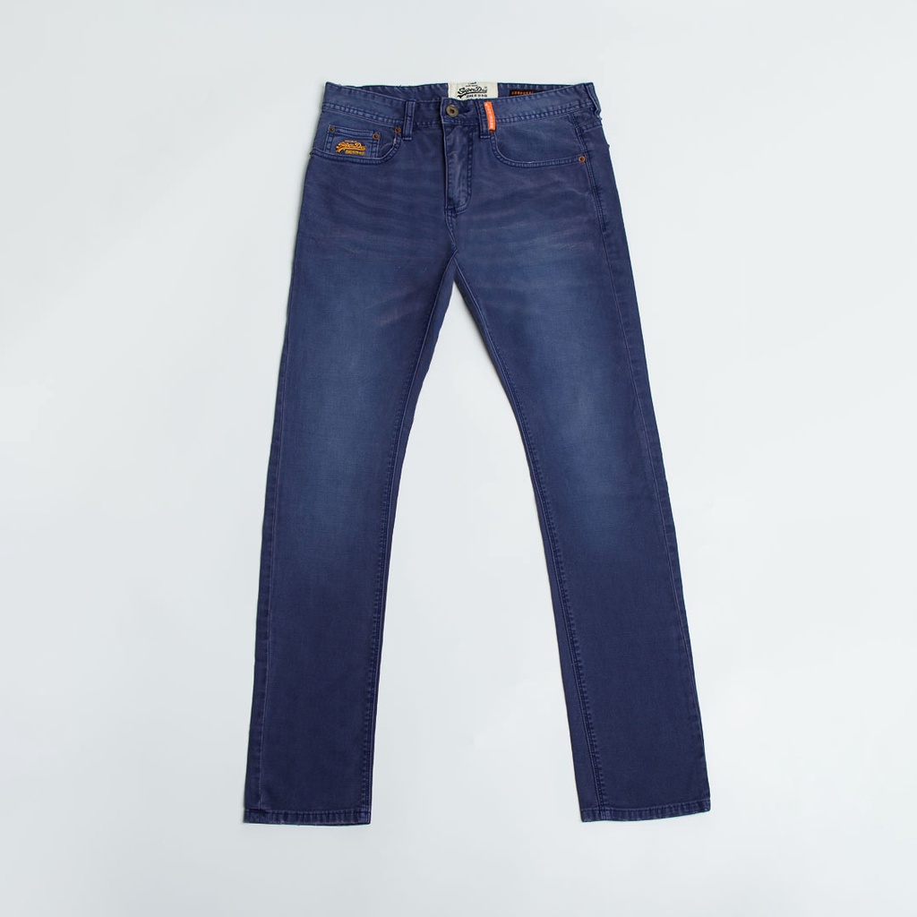 SUPERDRY COLOR CORPORALSLIM JEAN - กางเกงยีนส์ สำหรับผู้ชาย สี Washed Navy
