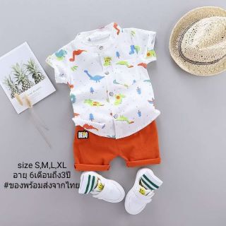 เสื้อผ้าเด็กลายน่ารักๆ เสื้อกับกางเกงขาสั้น