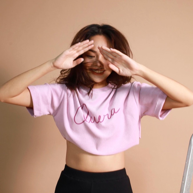 - QUERA Fluffi Terri Crop -🧶 เสื้อครอป