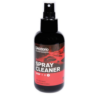 DAddario® PW-PL-03 น้ำยาทำความสะอาดตัวกีตาร์ แบบหัวสเปรย์ (Shine Spray Cleaner for Guitars) ** Made in USA **