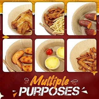 Vimall กระดาษรองหม้อทอดไร้น้ำมัน แผ่น รอง หม้อทอดไร้น้ำมัน 50 ชิ้น/100ชิ้น air fryer paper