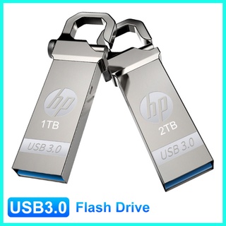 HP USB 3.0 แฟลชไดรฟ์ 2TB ความเร็วสูงมินิแบบพกพา HP USB3.0 USB แฟลชไดรฟ์ 2TB โลหะกันน้ำ รถ