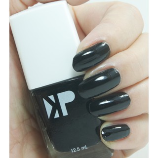 KP Premium Nail Polish | Glossy | Grass Jelly (G026) | ยาทาเล็บเกรดพรีเมี่ยม แบบเงา | สีดำสนิท |