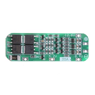 Rr 3S 20A Li-ion แบตเตอรี่ลิเธียม 18650 PCB BMS สําหรับบอร์ดป้องกัน 12 6VMo