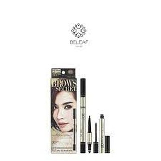 Mistine 3D Eye Brows Secret brow (#1&amp;2)   set 3 in 1 3 easy step in 1 ดินสอเขียนคิ้วง่าย3ขั้นตอนคิ้วสวยจาก3โทนสี