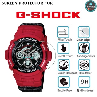 Casio G-Shock AW-591RL-4A Series 9H ฟิล์มกระจกนิรภัยกันรอยหน้าจอนาฬิกา AW591