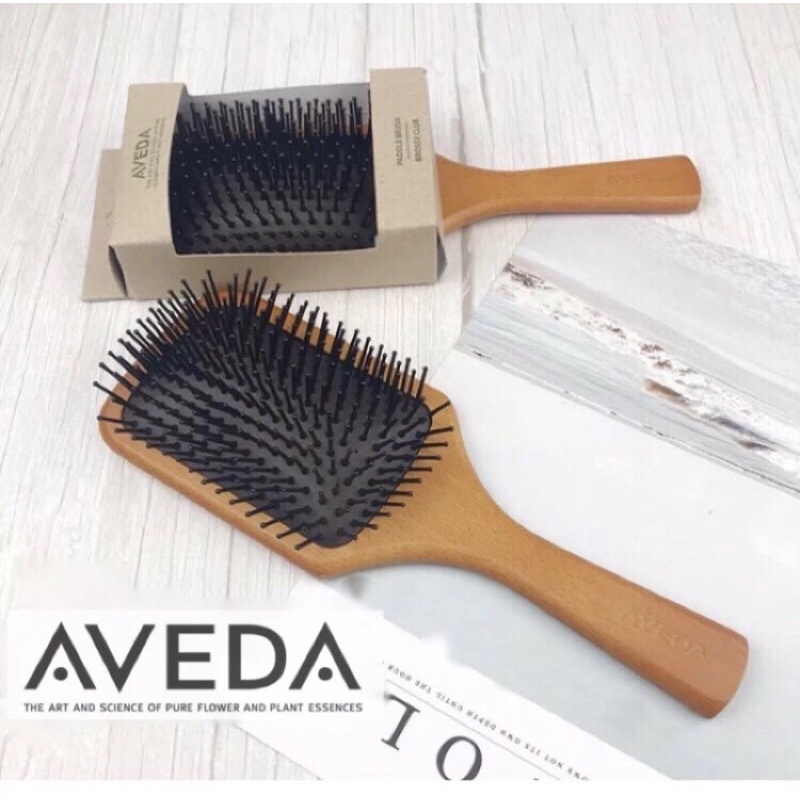 หวีaveda หวีไม้ หวีแปรงหวีผม AVEDA WOODEN PADDLE BRUSH