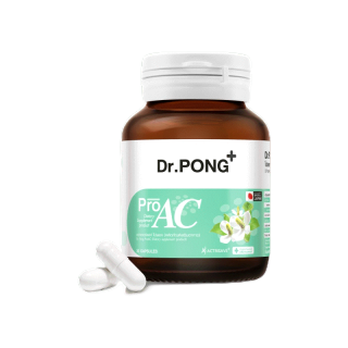 Dr.Pong ProAC อาหารเสริมลดสิว ลดผิวมัน ACTRISAVE™ + สารสกัดพลูคาว Dokudami จากญี่ปุ่น