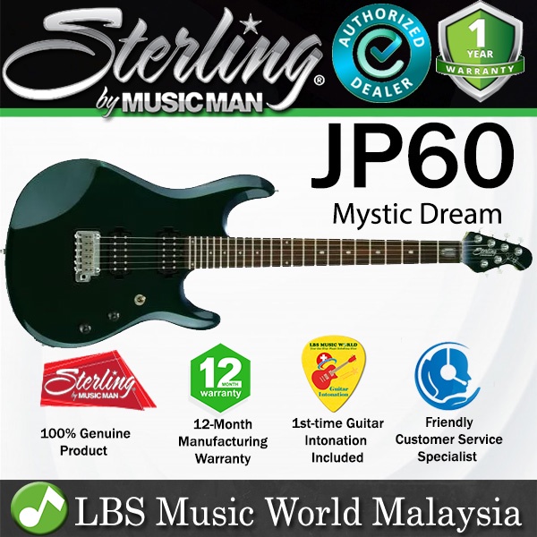 Sterling JP60 John Petrucci Signature Electric Guitar - Mystic Dream (JP 60)