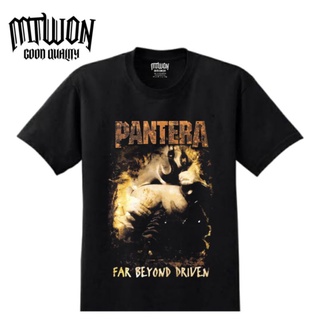 คอตต้อนคอกลมPantera เสื้อยืดผ้าฝ้าย แขนสั้น พิมพ์ลายร็อคพังก์ ร็อค สีดํา ขนาดใหญ่ สําหรับผู้ชาย ผู้หญิง วัยรุ่น 30s 24sS