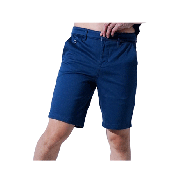 era-won กางเกงขาสั้น รุ่น Workday Skinny Japanese Vintage Shorts 2 สี BLUE PEACE (น้ำเงินทะเล)