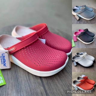 รองเท้าแตะ Crocs LiteRide Clog สำหรับผู้หญิง รองเท้าลำลองเพื่อสุขภาพยอดนิยม เท่ มีสไตล์ ใส่ได้ทุกโอกาศ