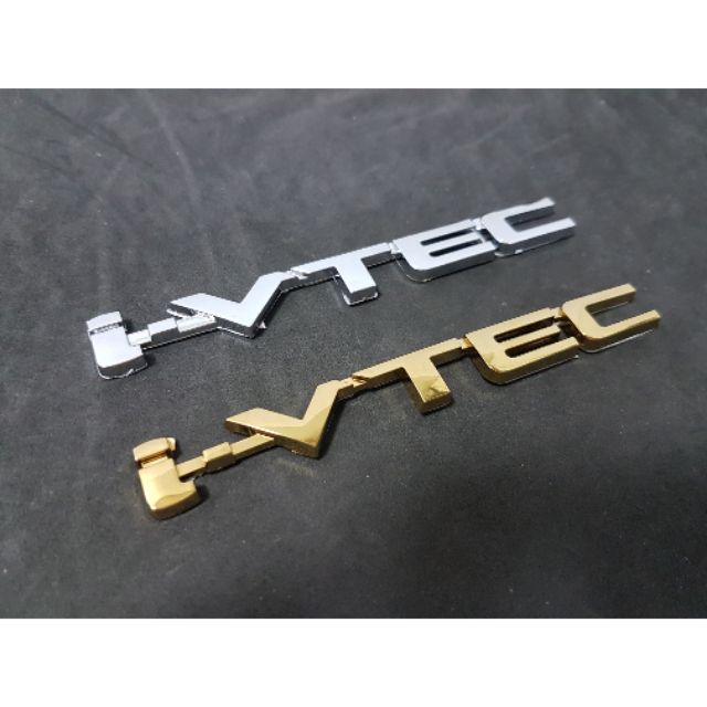 I - VTEC HONDA LOGO 3D โลโก้ตัวอักษร ไอวีเทค ฮอนด้าติดหลังรถ