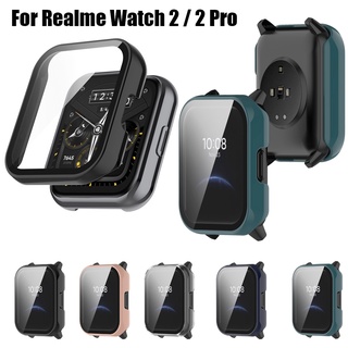 เคส Pc และกระจกนิรภัย สําหรับ Realme Watch 2 2 Pro Realme Watch 2 Pro