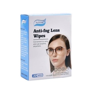 เช็ดชู่เช็ดแว่นกันละอองฝ้าที่เลนส์📍 📍Supfine Anti fog lens Wipes สินค้าคุณภาพ ใช้ดี พร้อมส่งทันทีในไทย ส่งไวเวอร์😎😎