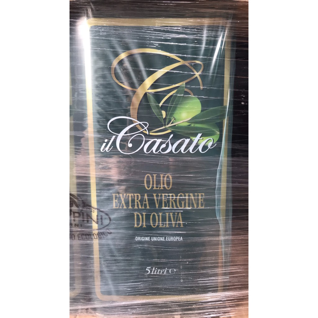 น้ำมันมะกอก จากอิตาลี  5 ลิตร ยี่ห้อ CASATO olio EXtra virgin olive oil 5 Litre