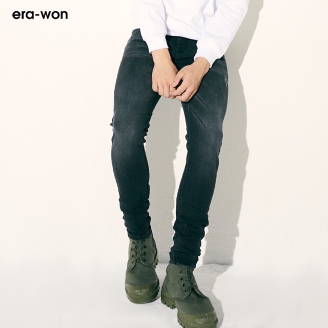 ส่งฟรี!!! ยีนส์ erawon รุ่นSelvedge ริมแดง สีPanda Grey เอว32 มือ1 ป้ายห้อย