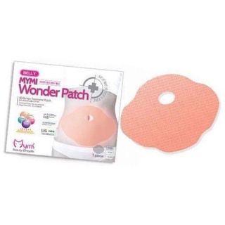 แผ่นแปะลดหน้าท้อง แผ่นแปะลดพุง Mymi Wonder Patch 1แพคได้5แผ่น