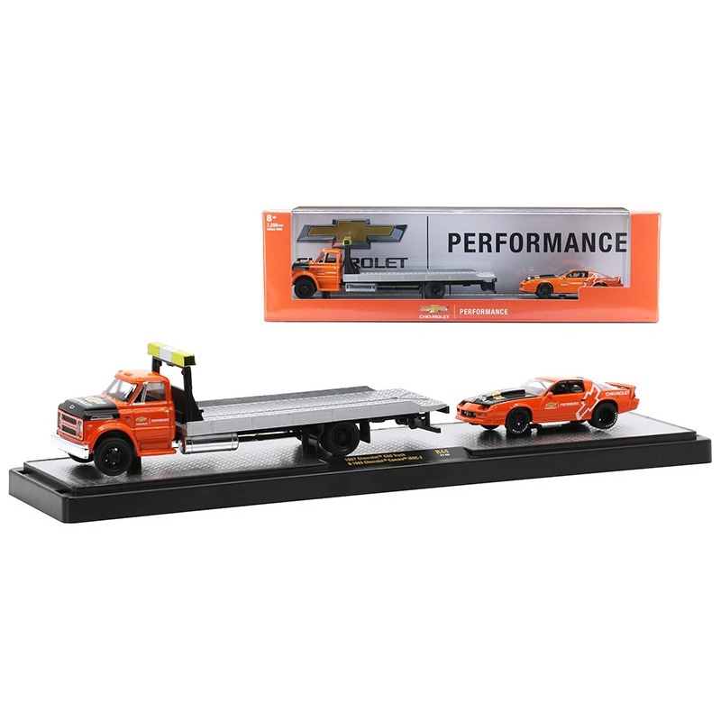 M2 Machines 1/64 Chevrolet Performance 1967 Chevrolet C60 Truck & 1985 Chevrolet Camaro IROC-Z R44 21-02