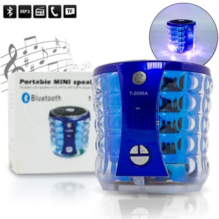 GetZhop ลำโพงบลูทูธ Bluetooth  Wireless Stereo Speaker รุ่น T-2096A-(Blue)