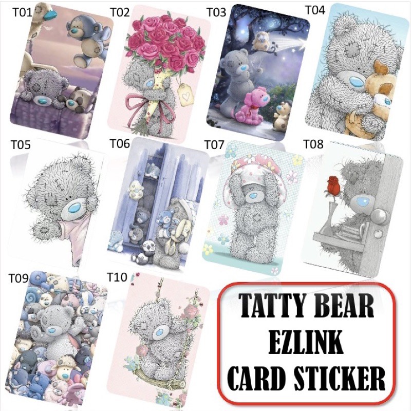 สติ๊กเกอร์การ์ด Tatti Bear Ezlink