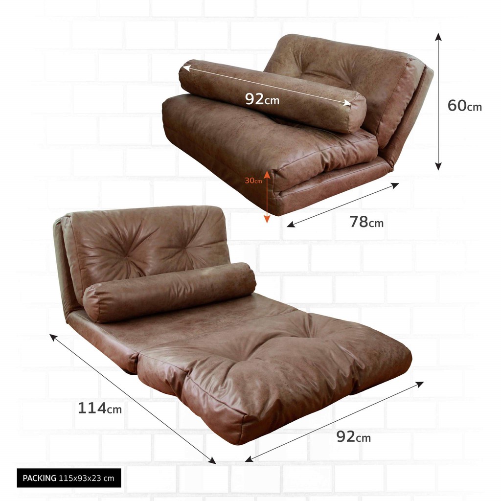 CUSHY เก้าอี้ญี่ปุ่นปรับเอนได้ 14 ระดับ พร้อมหมอนข้าง รุ่น MZH-111 #6