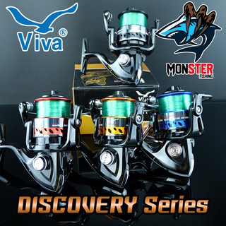 รอกสปินนิ่ง VIVA DISCOVERY DS5000 (RED/GOLD/BLACK/BLUE)