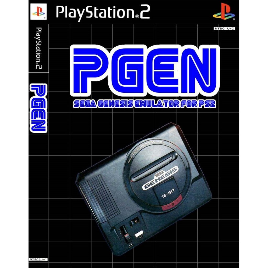 แผ่นเกมส์ PGEN Sega Genesis Emulator รวมเกมเครื่อง Genesis หรือ Mega Drive กว่า 900 เกม PS2 Playstat