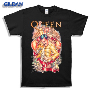 เสื้อยืดคอกลมทุกแบบเสื้อยืด พิมพ์ลาย Gildan Merchendise Queen สําหรับผู้ชายS-4XL