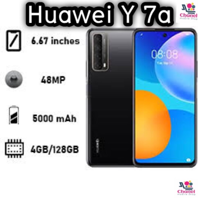 Huawei Y7a หน้าจอ6.6นิ้ว(แรม4/128Gb)เครื่องใหม่เคลียสต็อก